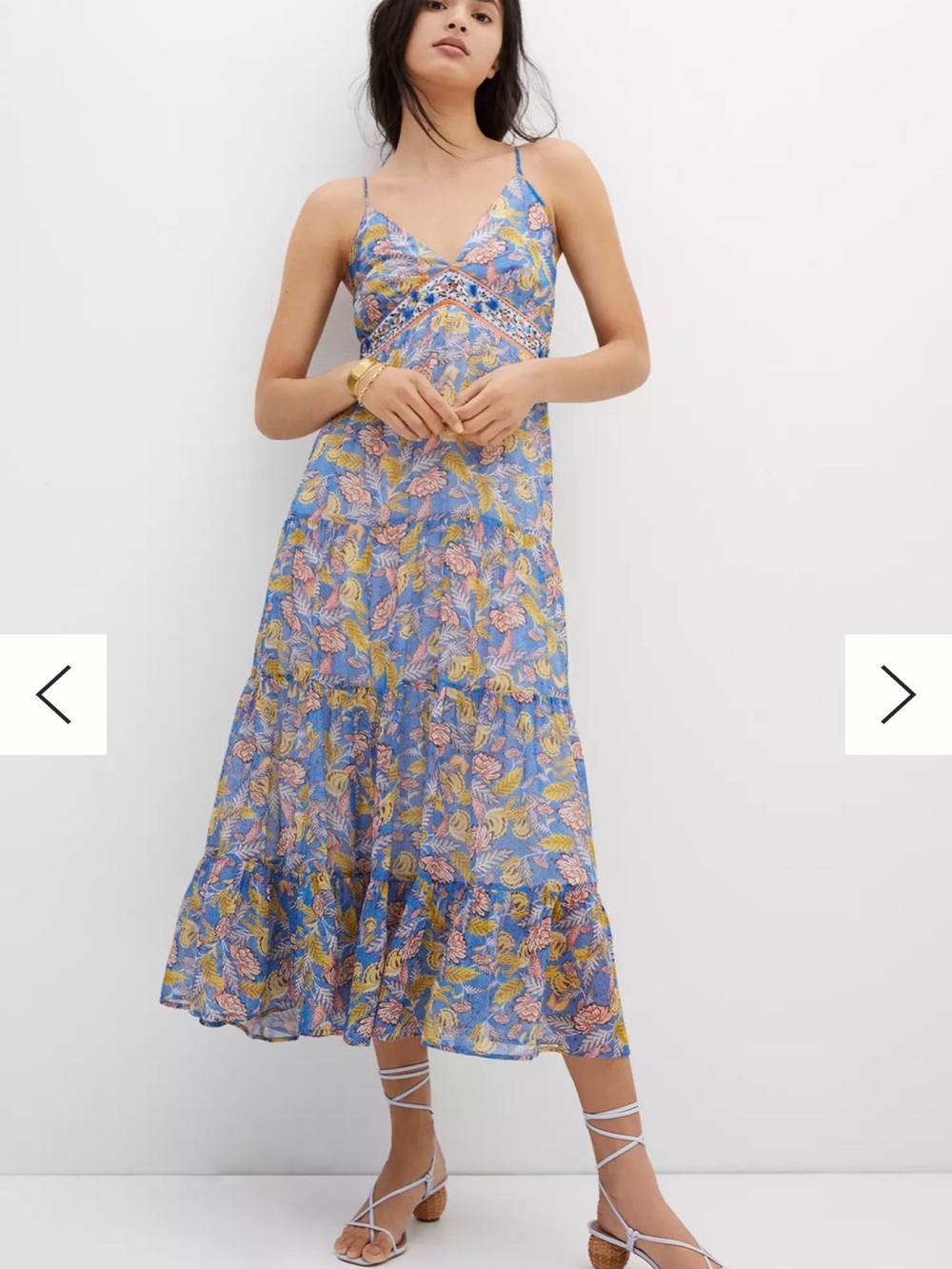 Anthropologie verb women’s Vineyard Tired Maxi Dress size 16 Euc